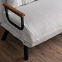 Sando Sofa bed 2-seater Bouclé White 3