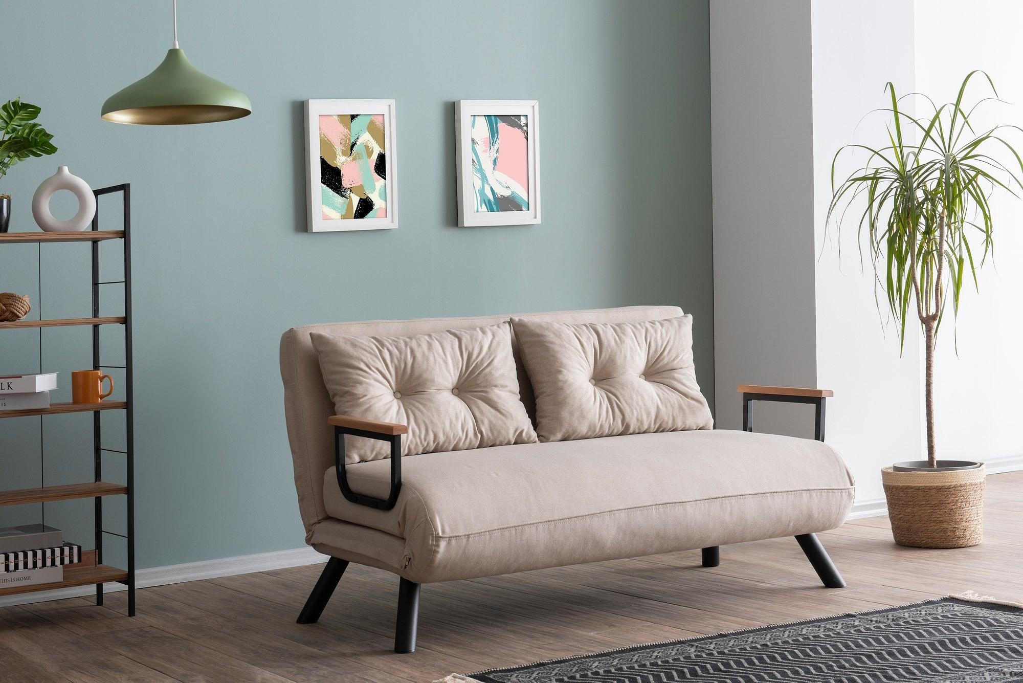 Sando Sofa Bed 2-seater Cream 1