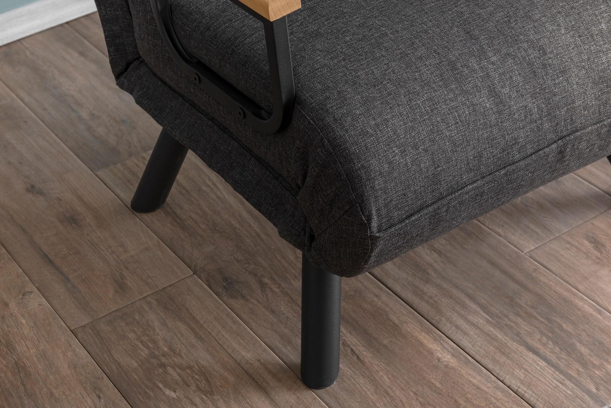 Sando Sleeper Armchair Dark Grey 3