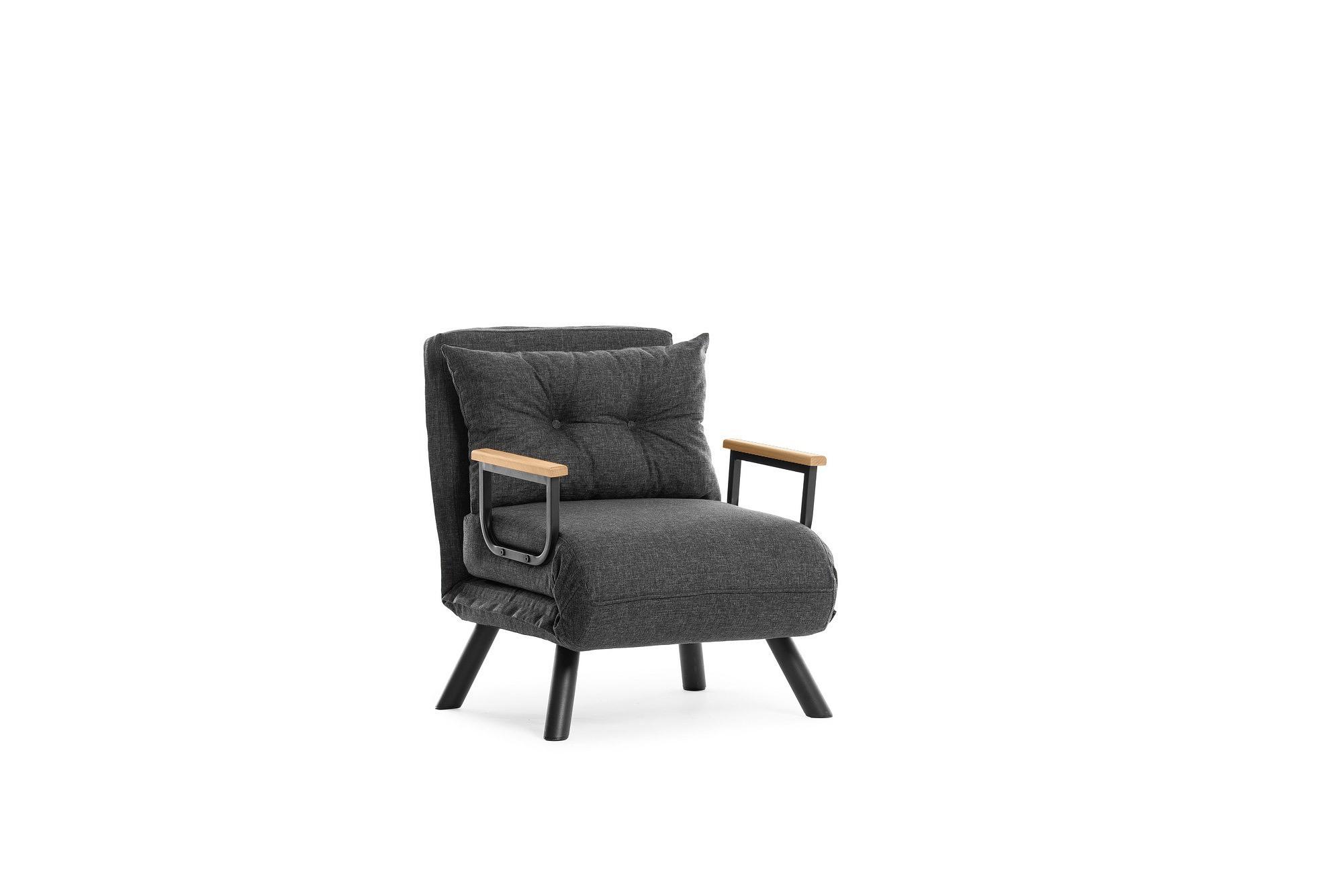 Sando Sleeper Armchair Dark Grey 5