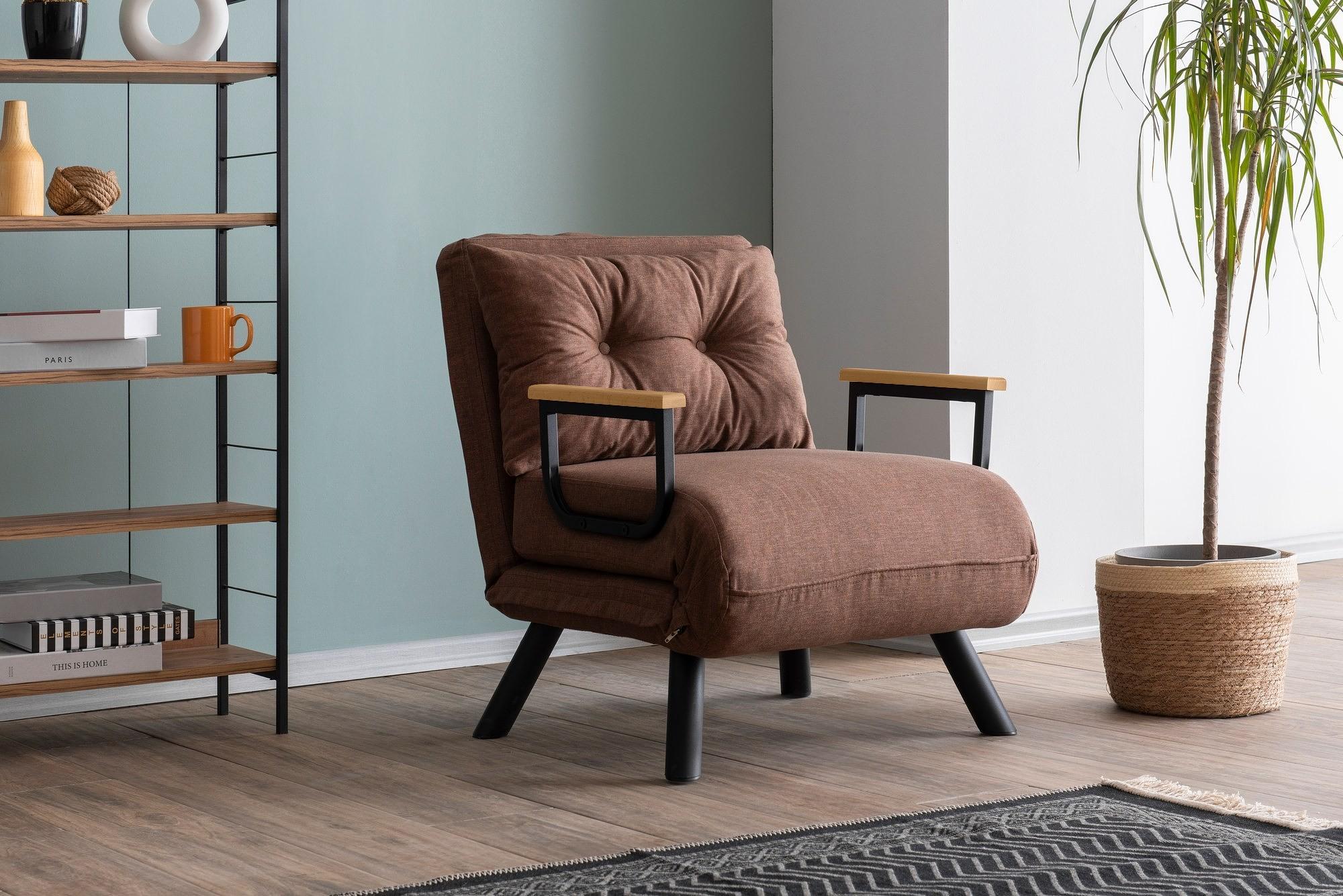 Sando Armchair Light Brown 1
