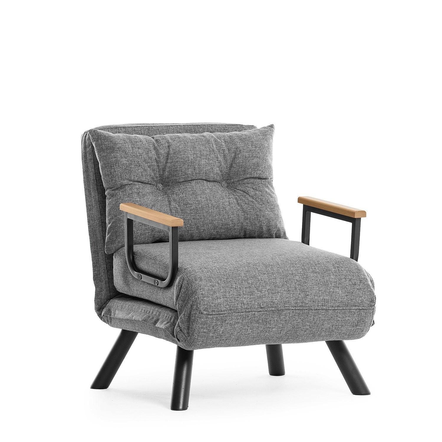 Sando Poltrona letto Grigio chiaro 8
