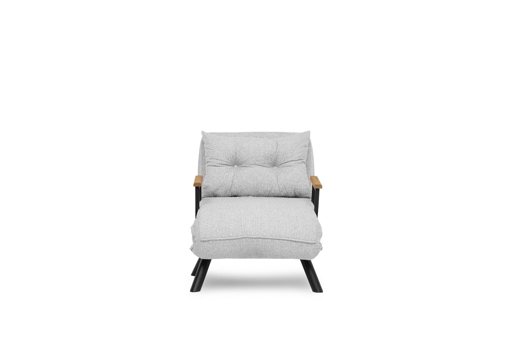 Sando Sleeper Armchair Bouclé Grey 8
