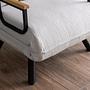 Sando Sleeper Armchair Bouclé White 3