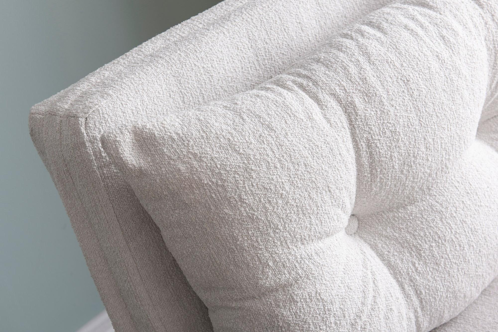 Sando Sleeper Armchair Bouclé White 5