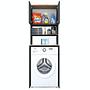 Washing machine cabinet Walnut brown 60cm x 183.6cm 6