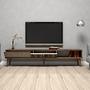 Milan Lowboard walnut brown 2