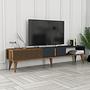 Milan lowboard walnut brown anthracite 1