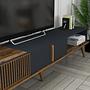 Milan lowboard walnut brown anthracite 2
