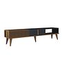 Milan lowboard walnut brown anthracite 8