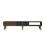 Milan lowboard walnut brown anthracite 7