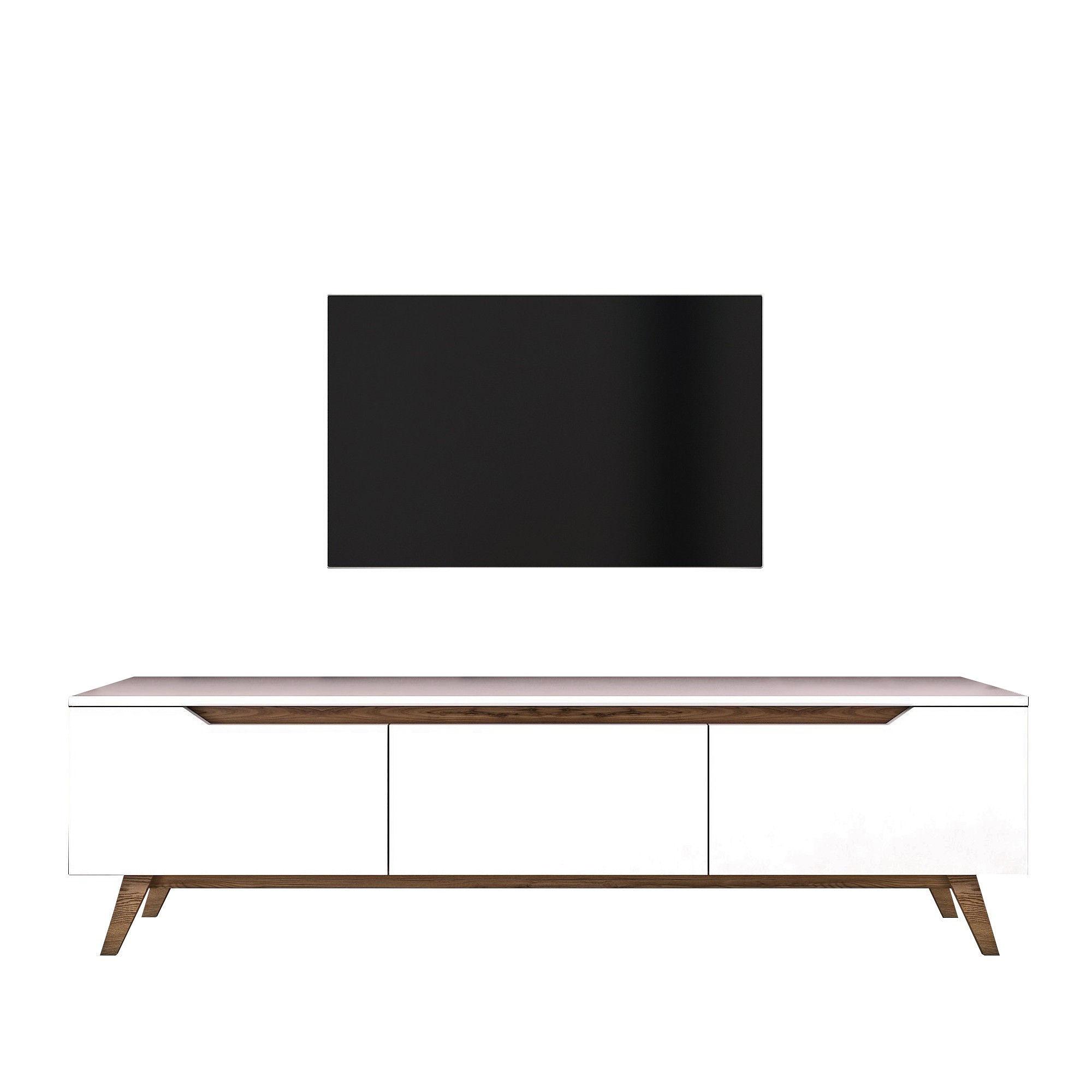 Lowboard White 180cm x 48.6cm 5