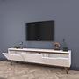 Lowboard White 180cm x 48.6cm 3