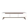 Lowboard White 180cm x 48.6cm 8