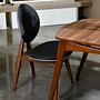 Touch Dining table set 5-piece. Linen Anthracite 6