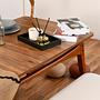 Touch Dining table set 4-pc. Nubuck leather Cream 4