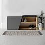 Fiona Shoe cabinet Anthracite Wood veneer 0