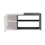 Fiona shoe cabinet Anthracite White 3