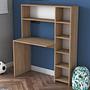 Desk with shelf Brown 2