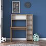 Desk with shelf Brown 5