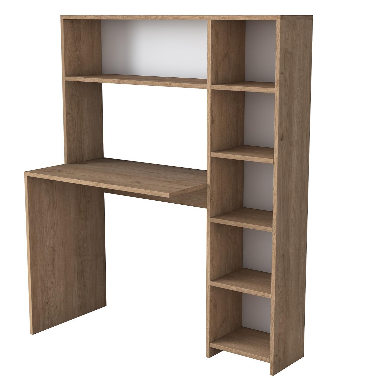 Desk with shelf Brown 8