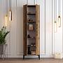 Benta Walnut Brown Shoe Cabinet 2