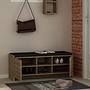 Zulla Shoe cabinet Dark Brown 1