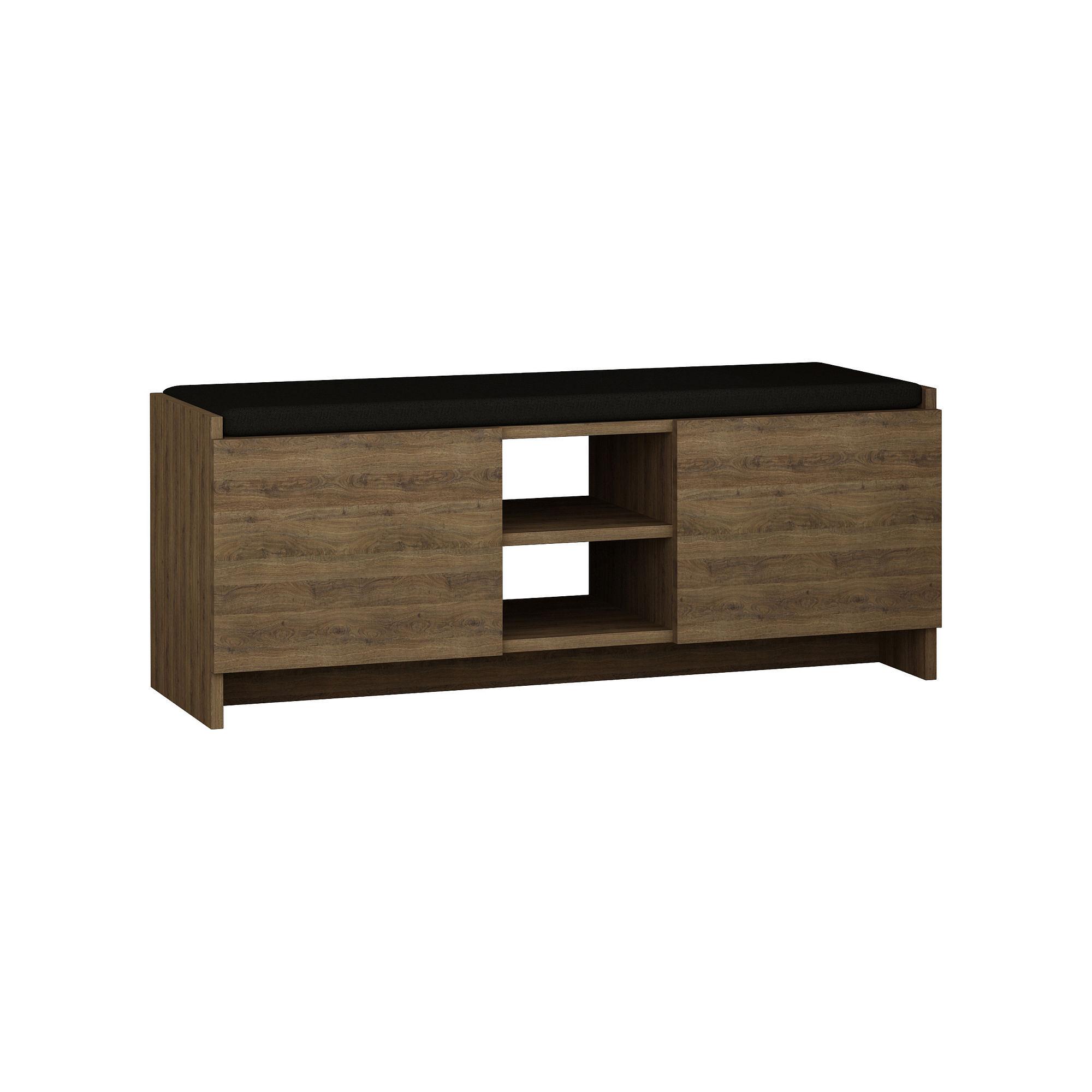 Zulla Schuhschrank Dunkelbraun 2