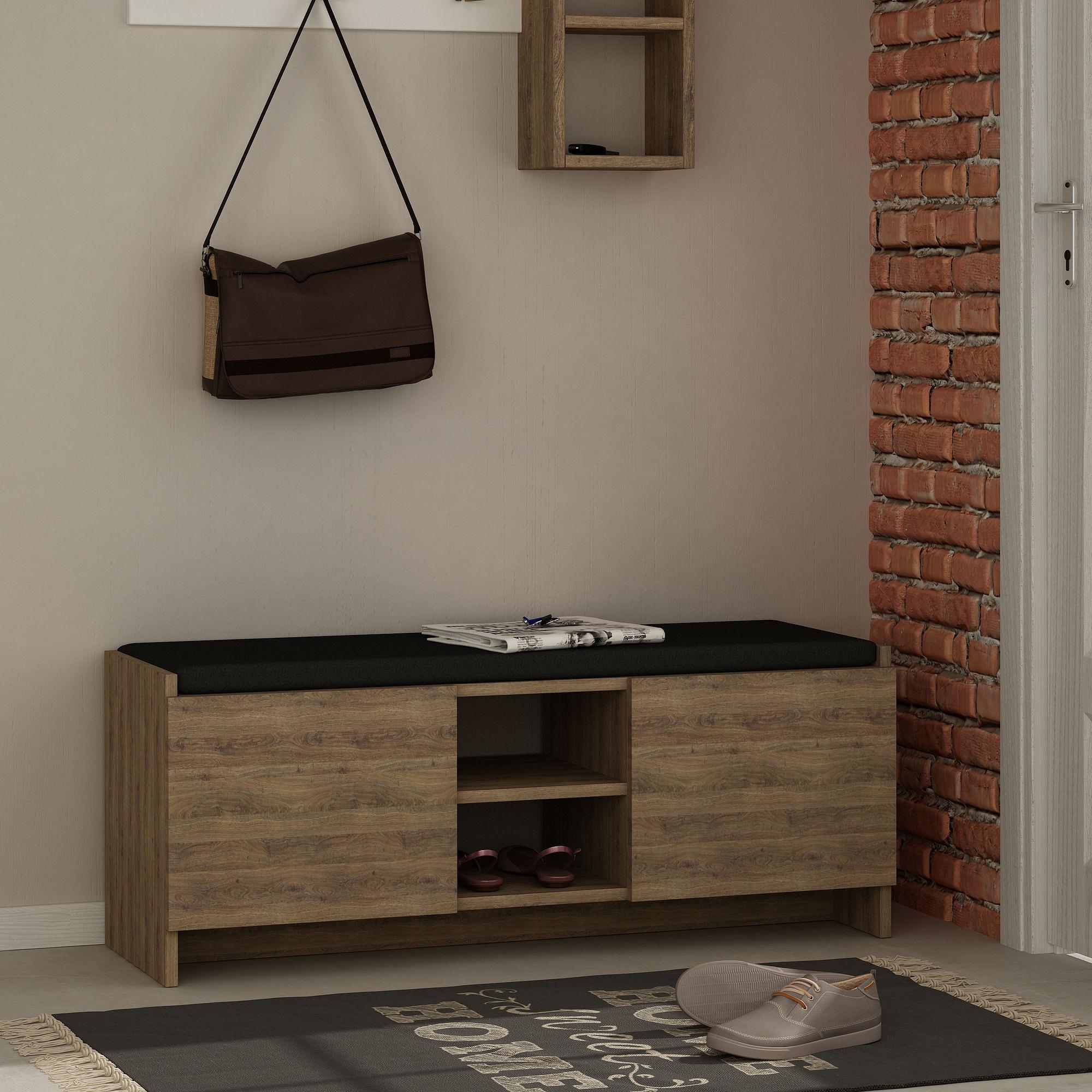 Zulla Shoe cabinet Dark Brown 0