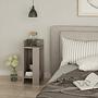 Elos bedside table Left Light Mocha 0
