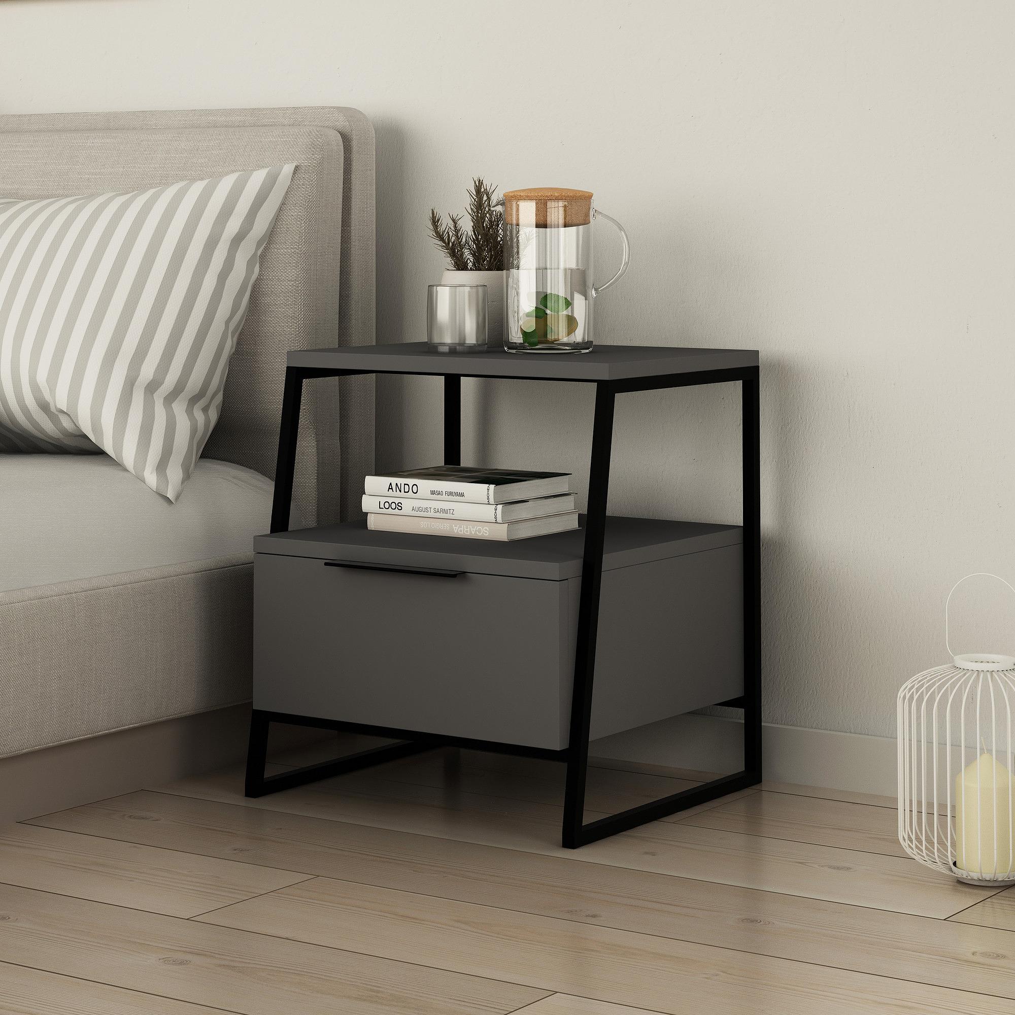 Pal Nightstand Anthracite 0