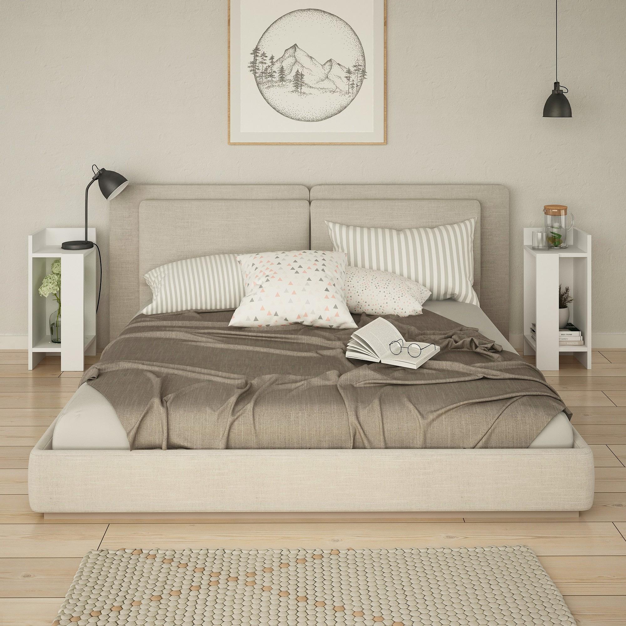 2x Elos Nightstand White 0