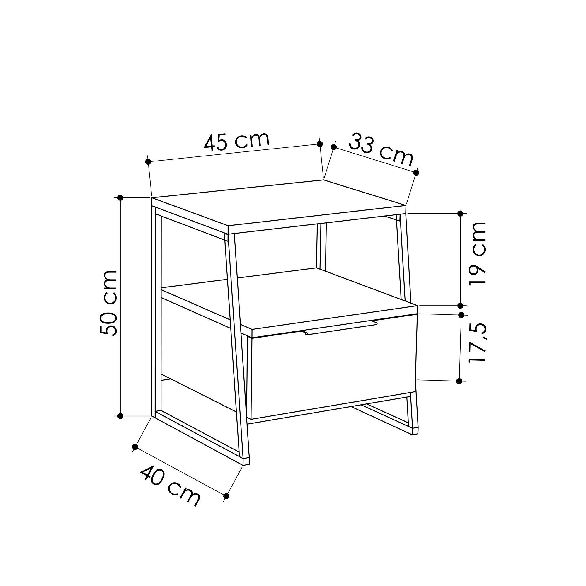 Pal Nightstand Anthracite 3