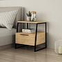 Pal Comodino Rovere bruno 0