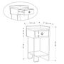 Sirius Bedside Table Right Light Mocha 7