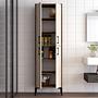 Benta Cabinet Walnut Brown Cream 2