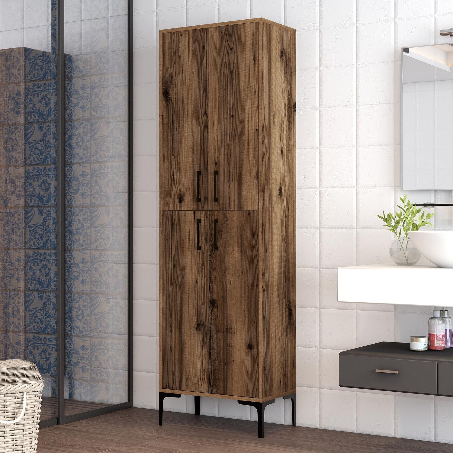 Benta Cabinet Walnut Brown 0