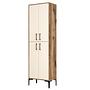 Benta Cabinet Walnut Brown Cream 4