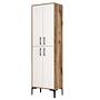 Benta Cabinet Walnut Brown White 4