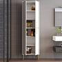 Benta Cabinet White with golden details 2