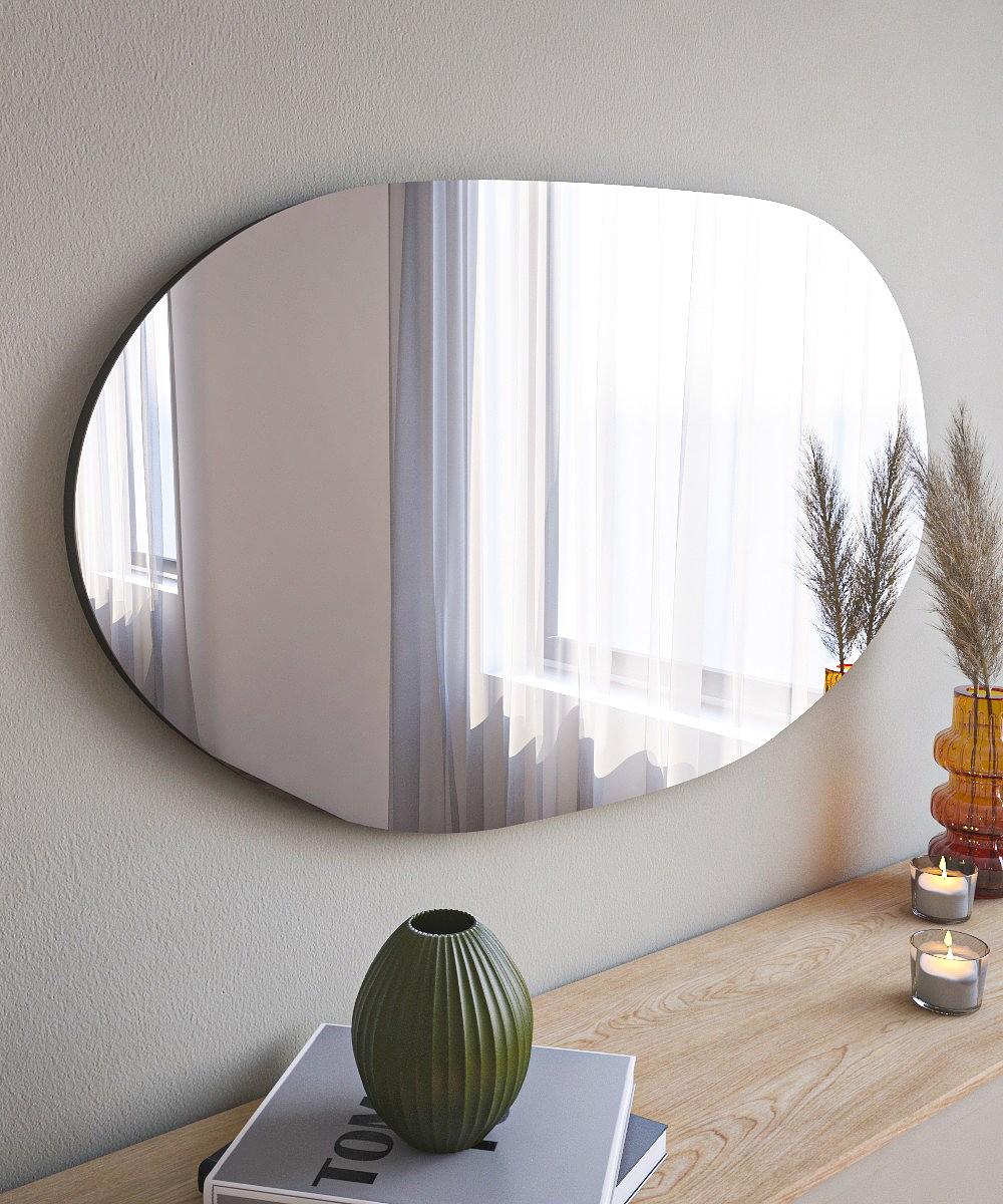 Vanomi Mirror Black 52 x 89cm 0