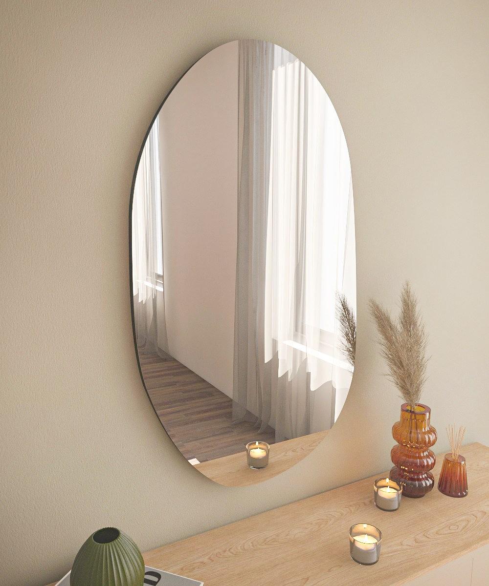 Vanomi Mirror Black 52 x 89cm 1