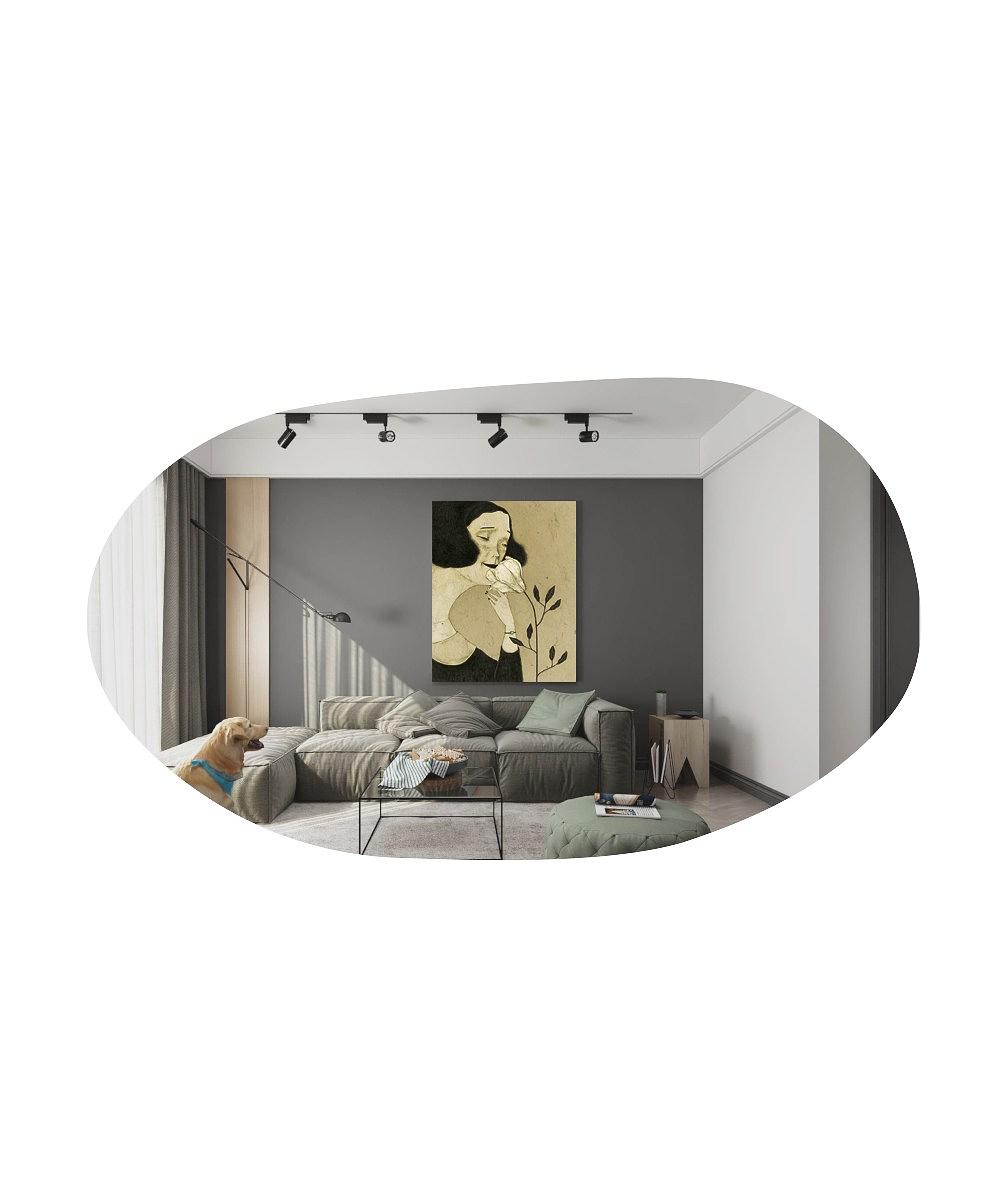 Vanomi Mirror Black 52 x 89cm 4