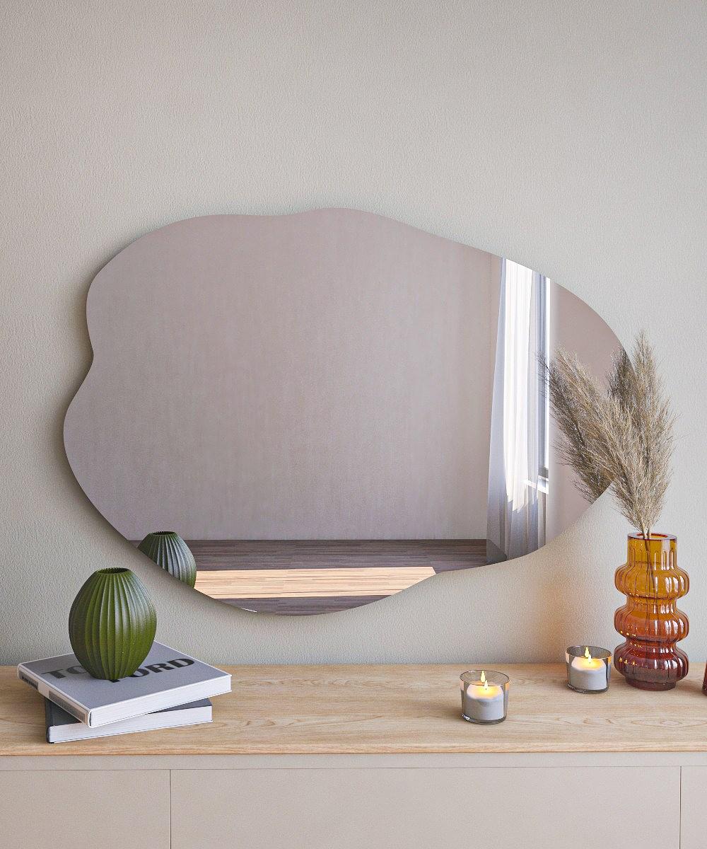 Ohho Mirror Black 60cm x 85cm 2