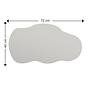 Flow Mirror Black 40cm x 72cm 7