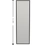 Tessa Standing mirror Black 50cmx 160cm 5