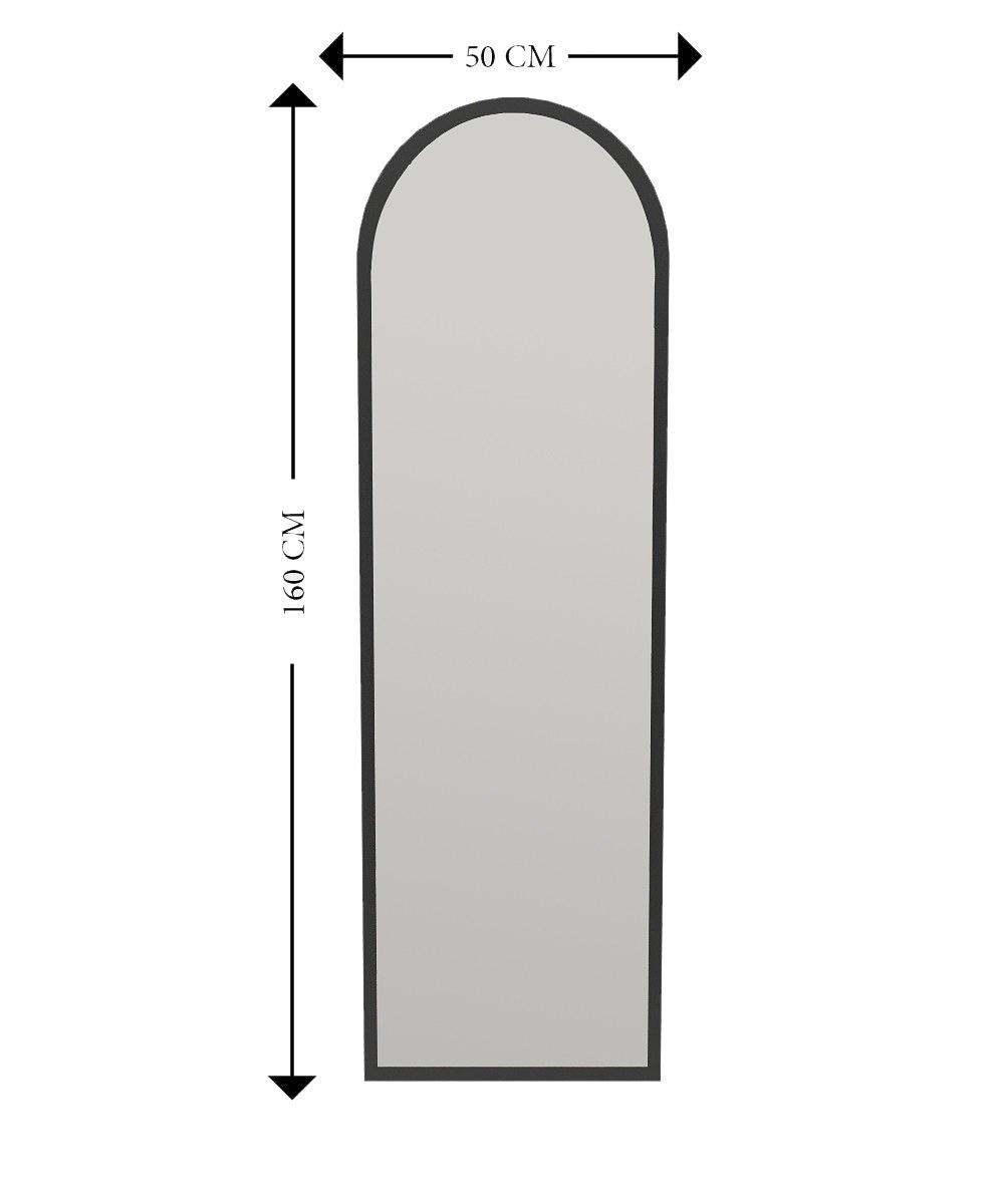Emma Freestanding Mirror Black 50cm x 160cm 5