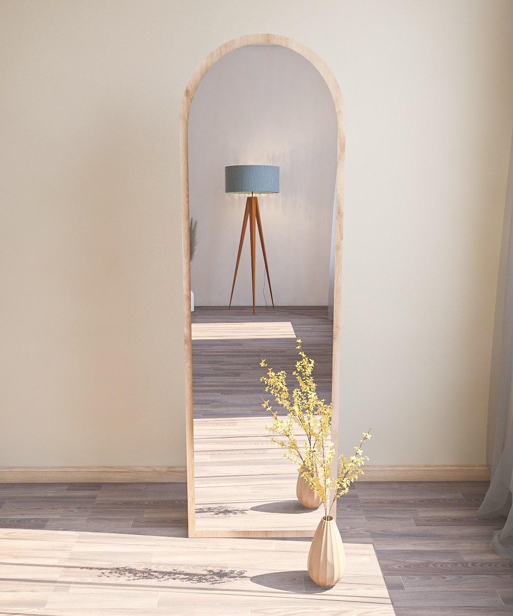 Emma Freestanding Mirror Nature 50cm x 160cm 2