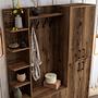 Extend Wardrobe Walnut Brown 150cm x 200cm 4