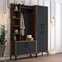 Extend Wardrobe Walnut Brown Anthracite 150cm x 200cm 2
